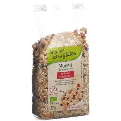 Ma Vie S Glut Muesli 4 frutas rojas 375 g