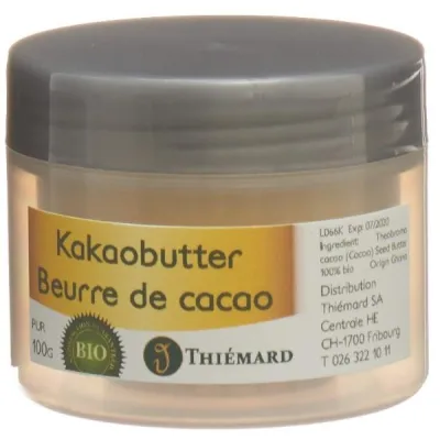 Thiemard Cocoa Butter 100 % Pure Organic 100 g