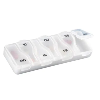 SAHAG Medi-7 Uno Medication Dispenser 7 Days 1 Compartment white D