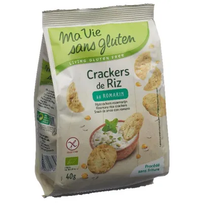 MA VIE S GLUT Rice Crackers with Rosemary 40 g