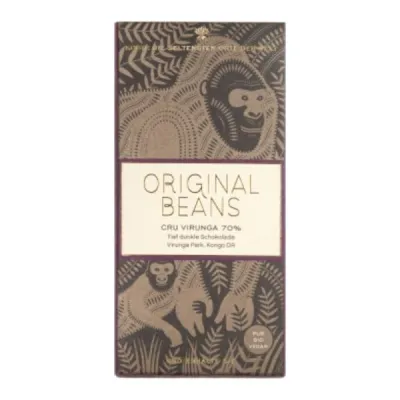 Frijoles originales Cru Virunga Schokola Dunk Bio 70 G