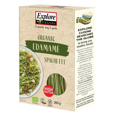 EXPLORE CUISINE Organic Edamame Spaghetti 200 g