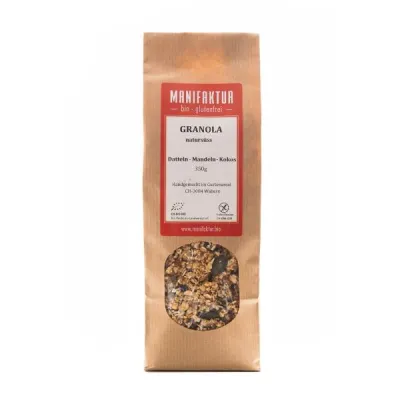 MANIFAKTUR Granola Dates Almonds & Coconut Organic 350 g