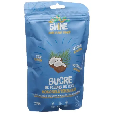Shine Organiczny kokosowy kwiat cukrowy torba 200 g