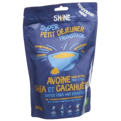 Shine avena desayuno chía y maní 300 g