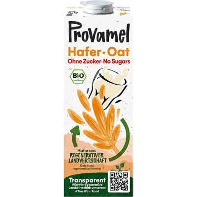 Provameled Oat Drink sin azúcar Bio 1 LT