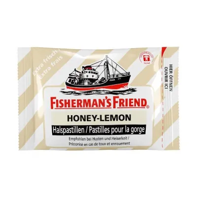 Amigo de pescador Pastilles Honey-Lemon Oz 25 G