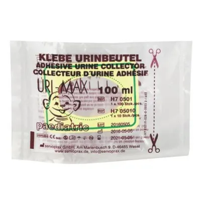 SERVOPRAX Uri Max Adhesive Urine Bag Pediatric 10 Pcs