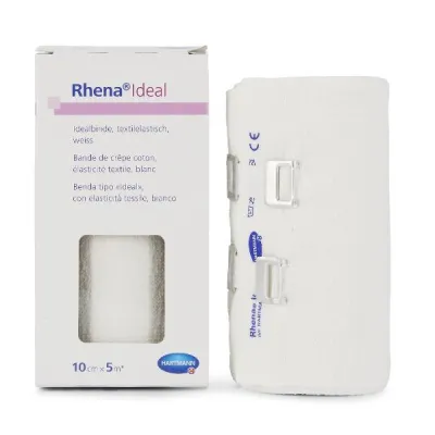 RHENA Ideal Elastic Bandage 8cmx5m skin color 10 Pcs