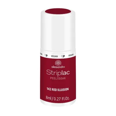 ALESSAN Striplac 2.0 Peel or Soak Red Illusion