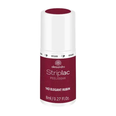 ALESSAN Striplac 2.0 Peel or Soak Elegant Ruby