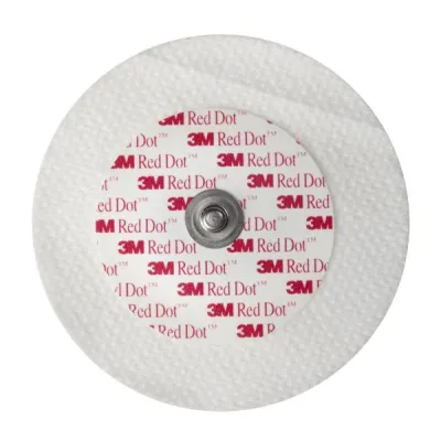 3M RED DOT EKG Electrodes Sontara Adult Round New 50 Pieces
