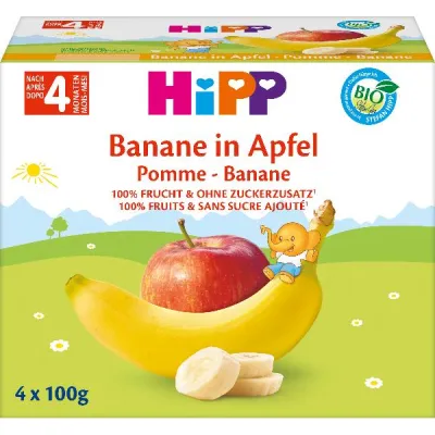 Hipp Fruit Break Banana w jabłku 4 x 100 g