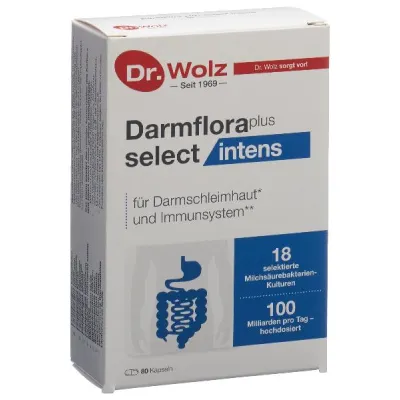 DR. WOLZ Intestinal Flora Plus Select Intense Capsules 80 pcs