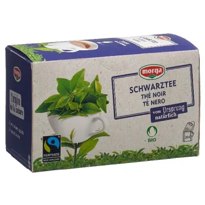 MORGA Black Tea with Honey Organic Fairtrade Bud 20 Pcs
