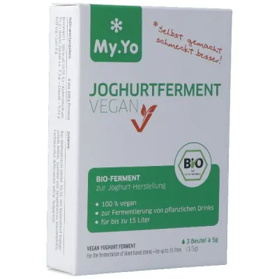 MY.YO Organic Vegan Yogurt Ferment 3 x 5 g