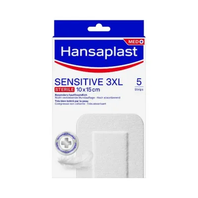 Hansaplast wrażliwe paski 3xl 5 sztuk