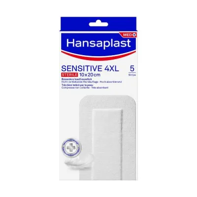 Hansaplast wrażliwe paski 4xl 5 sztuk