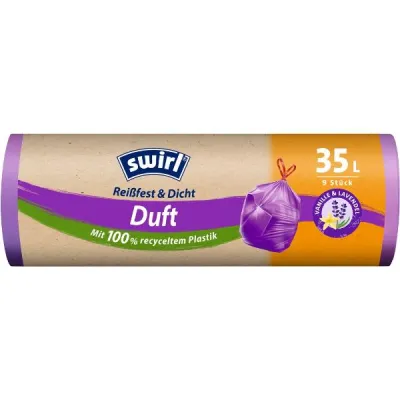 Swirl pachnący worki na śmieci 35L lawend-wanilla sznurka 9 komputerów