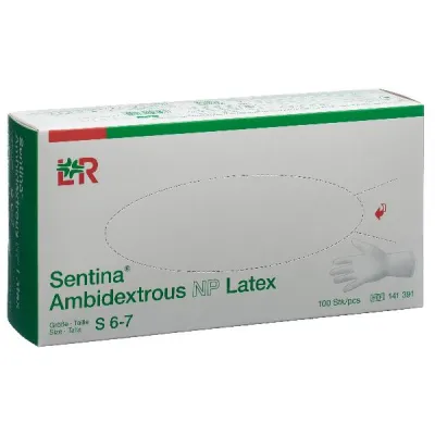 SENTINA Gloves S Latex 100 pcs