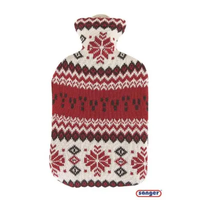 SÄNGER Hot Water Bottle Natural Rubber Knit 2l North Star