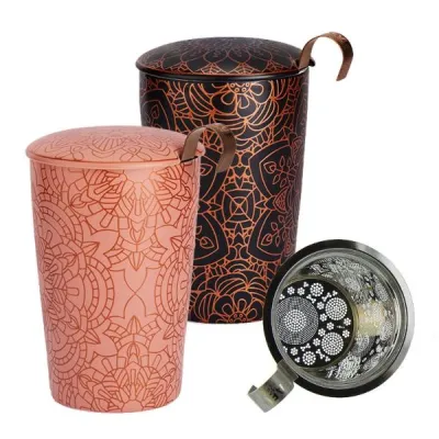 HERBORISTERIA Mandala Tea Cup with Strainer Assortment