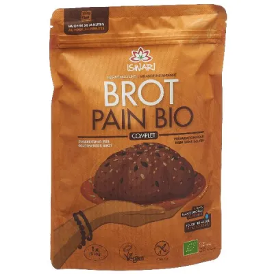 ISWARI Instant Bread Mix Original BIO Bottle 300 g