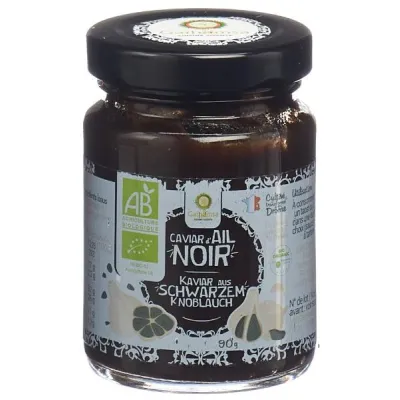 GAIHAMSA Caviar Black Garlic Organic Glass 90 g
