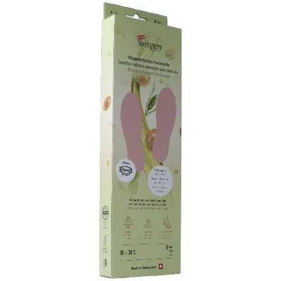SWISSPERS Barefoot Freshsoles Size 38 Rose 6 Pair