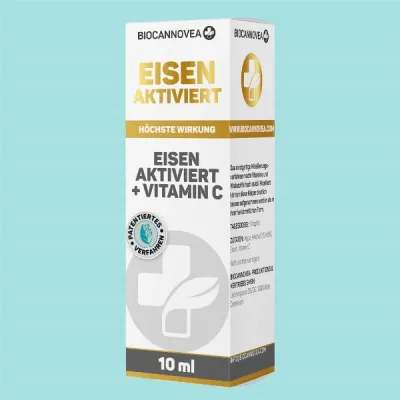 BIOCANNOVEA Active Iron & Vitamin C 10 ml Bottle