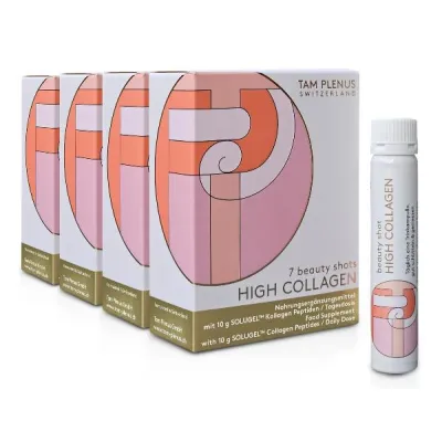 TAM PLENUS High Collagen Shots 7 Drink Ampoules 25 ml