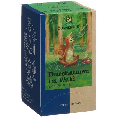 Sonnentor oddychaj łatwo w lesie organiczne torby herbaty 18 sztuk