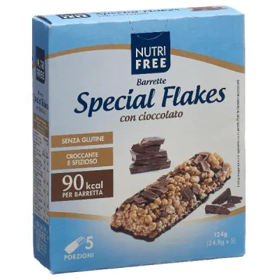 NUTRIFREE Flakes Chocolate Bars Gluten Free 5 x 24.8 g