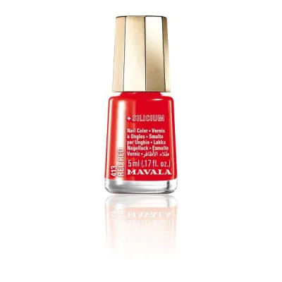 Czerwona czerwona butelka Mavala Mini Color 5 ml