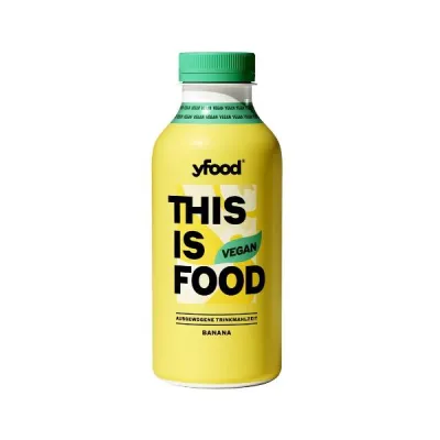 YFOOD Vegan Drinkable Meal Banana Flavor 500 ml
