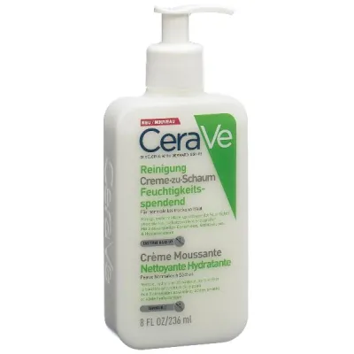 CERAVE Cream-to-Foam Hydrating Cleanser 236 ml