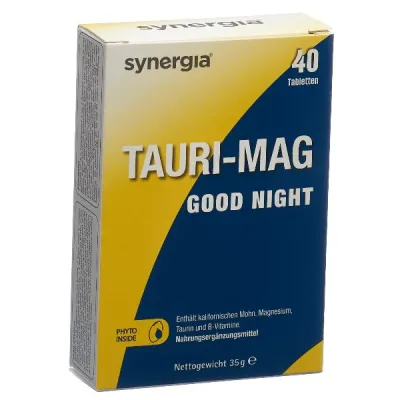 SYNERGIA Tauri-Mag Good Night Tablets 40 Pieces