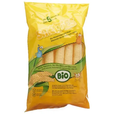 SMELTIES Organic Corn Sticks with Millet Bag 30 g