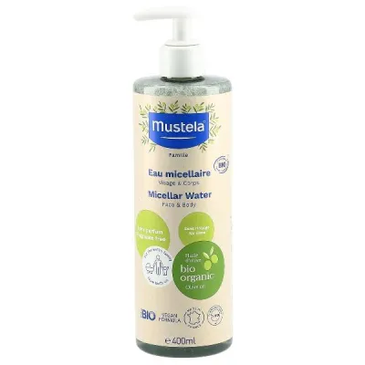 Mustela Organiczna Woda micelarna (nowa) 400 ml butelka