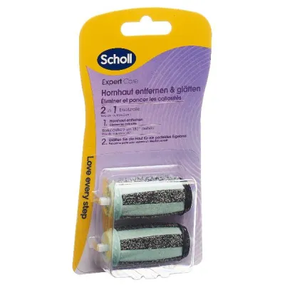 Scholl Expert Care 2-in-1 Pedi Rolls 2 PCS