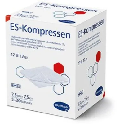 HARTMANN ES-Compression T17 7.5x7.5cm 12f pack 20 x 5 Pcs