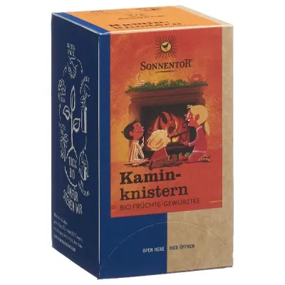 Sonnentor trzaskająca kominkowa herbata Organiczne torby 18 sztuk