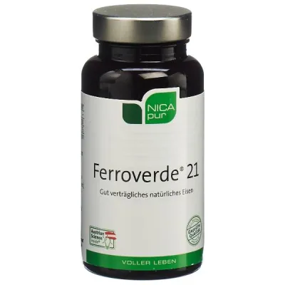 FERROVERDE Caps 21 mg Vegetable Iron Ds 60 pcs