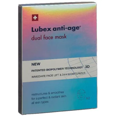 LUBEX ANTI-AGE dual face mask bottle 2 pcs