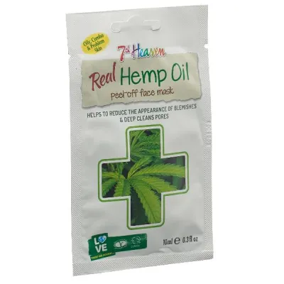 7TH HEAVEN Peel-Off Mask Real Hemp Oil Btl 10 ml