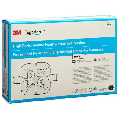 3M TEGADERM FOAM HP Comp 5x5cm Kleja 10 szt.