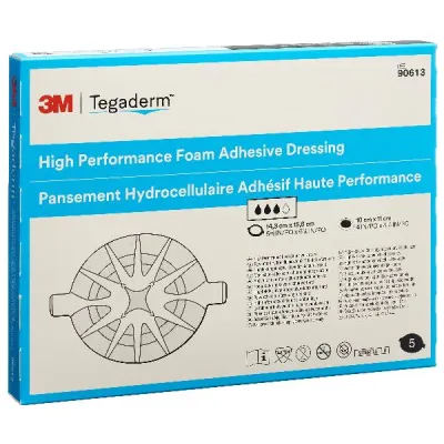 3M TEGADERM FOAM HP Foam Compress 10x11cm adhesive 5 pieces