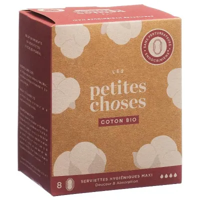 LES PETITES CHOSES Women's Pads Ext Long Bio 8 Pcs