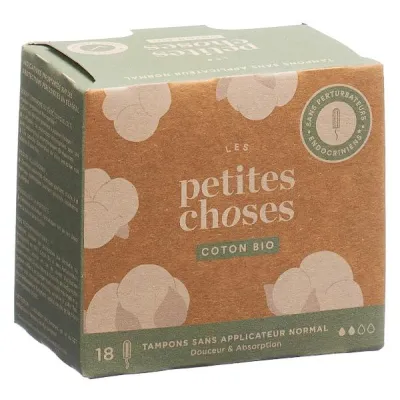 LES PETITES CHOSES Normal Organic Tampons 18 pcs