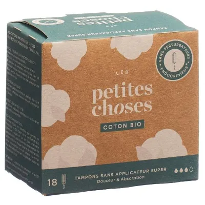 LES PETITES CHOSES Super Organic Tampons 18 pcs